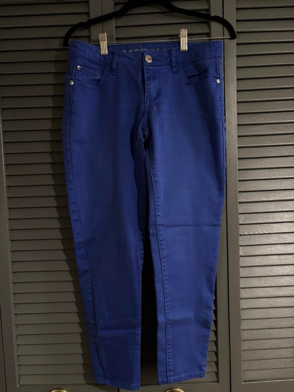 Royal Blue Cotton Jeans